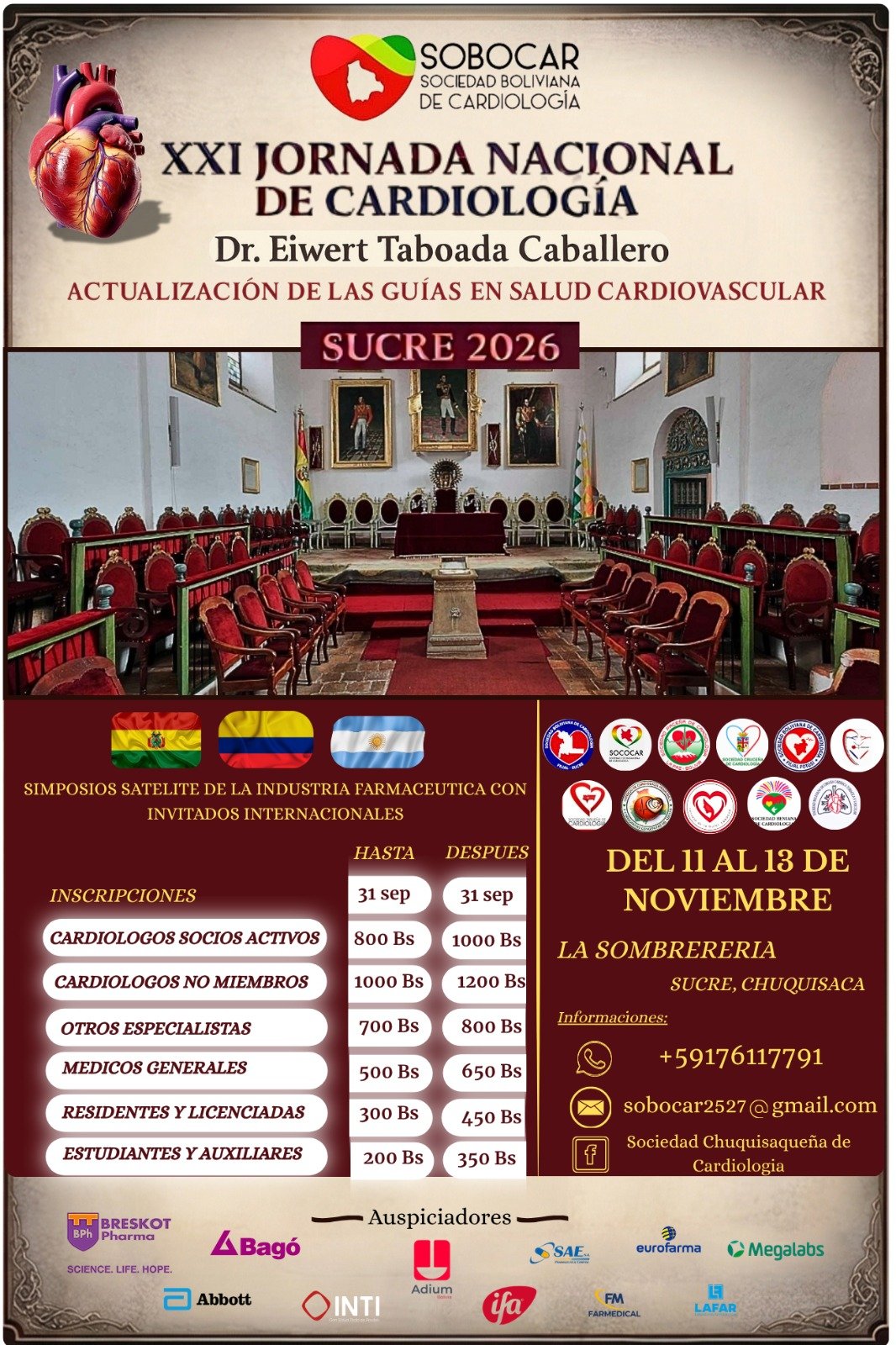 Afiche SOBOCAR 2026