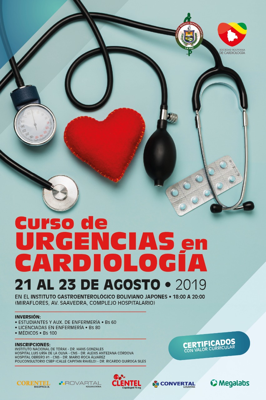 Curso De Urgencias En Cardiología Sociedad Boliviana De Cardiologia